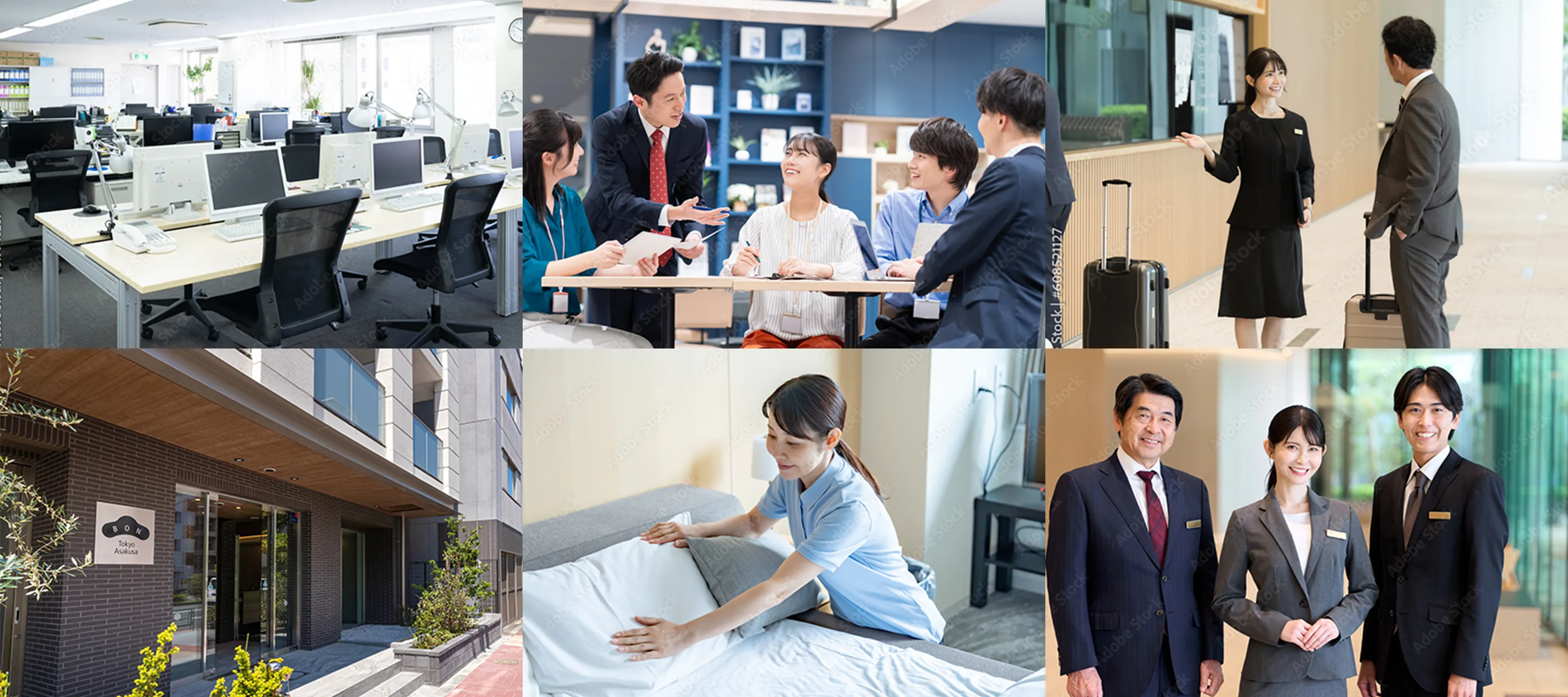 リアテクのオフィス、働く人々、施設の写真